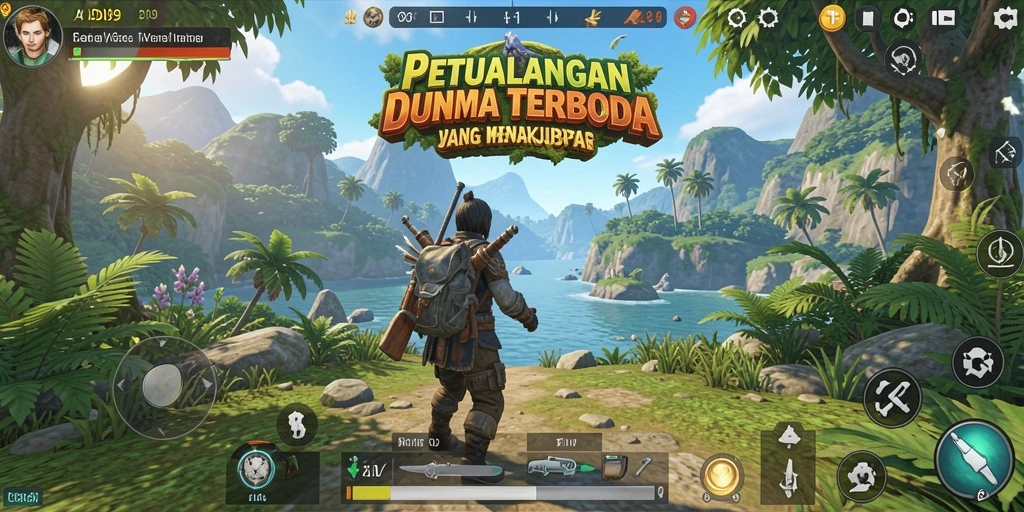 Tampilan gameplay ADI99 yang menawan dalam dunia Open World.