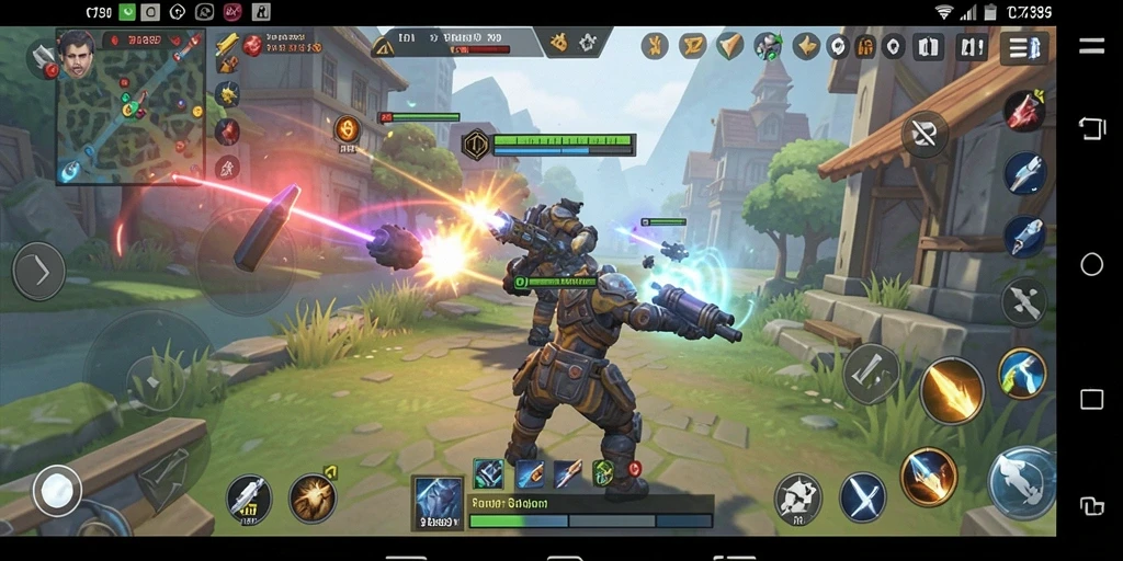 Tampilan gameplay C789 yang dinamis dan menarik.