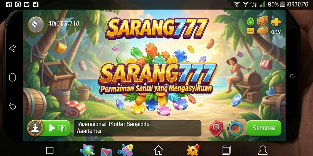 Screenshot utama SARANG777 memperlihatkan gameplay yang menawan dan mengasyikkan.